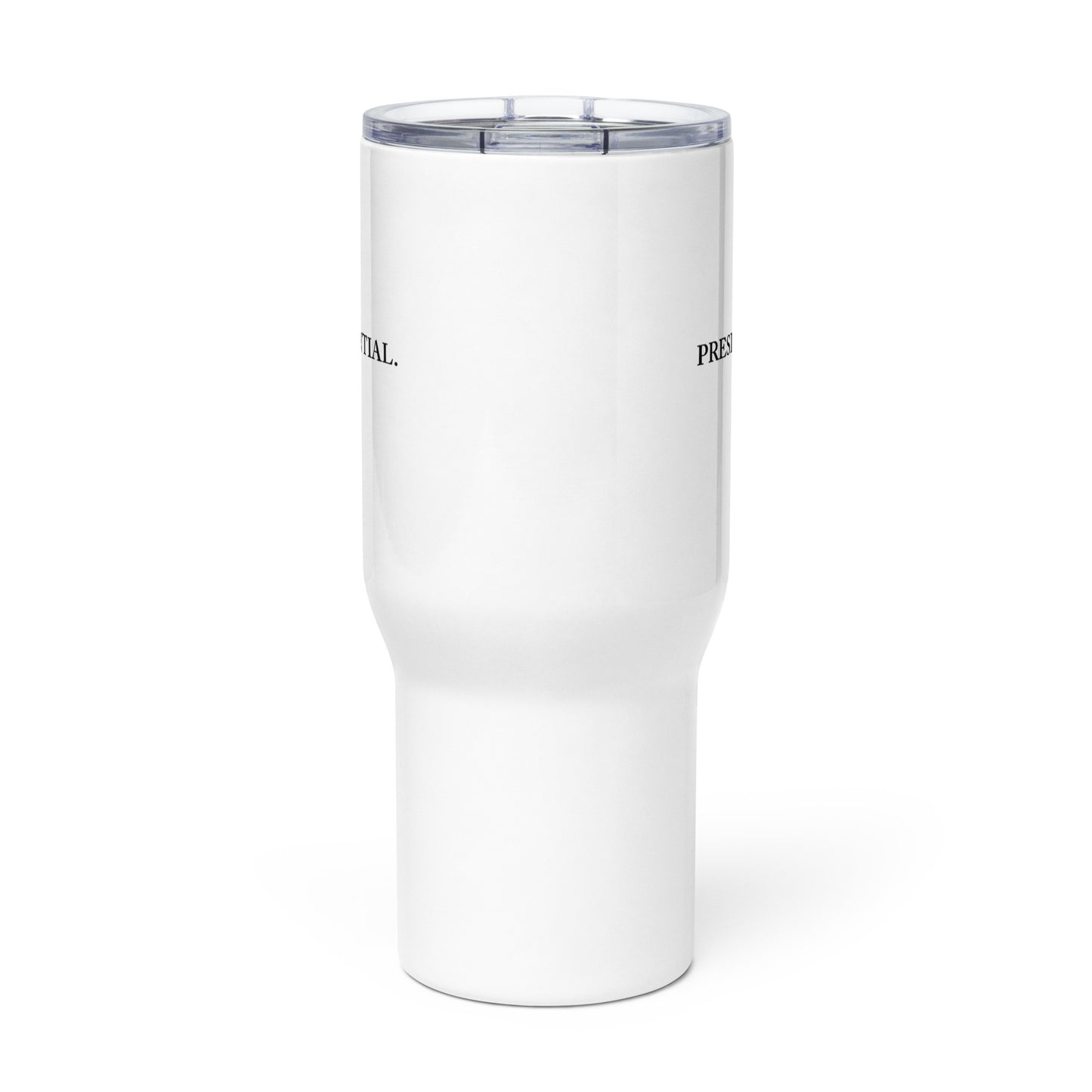 Presidential travel mug with a handle